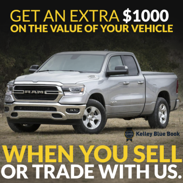 Get an extra $1000 on the value of your vehicle