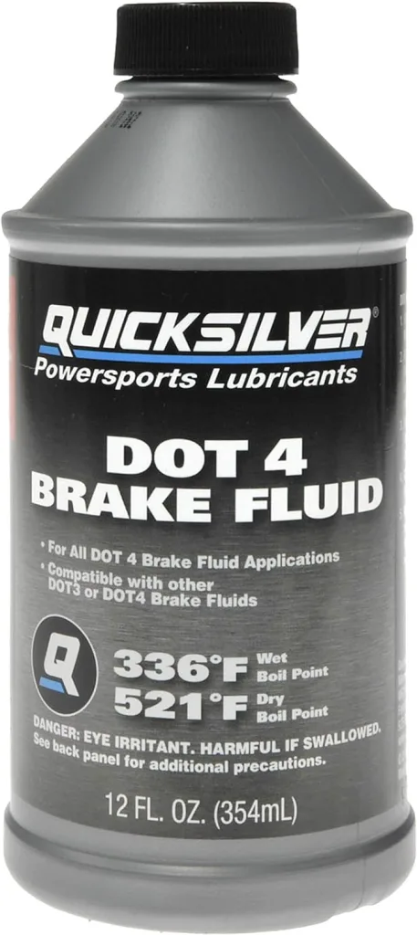 Quicksilver 8M0128415 DOT 4 Brake Fluid