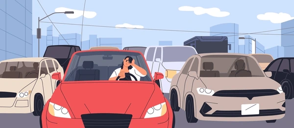 traffic-jam-city-woman-driver-600nw-2594626471