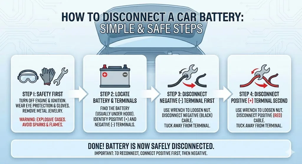 How To Disconnect Car Battery – Simple Steps