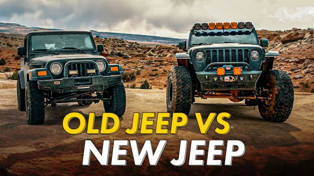 Old Jeeps vs New Jeeps top gear