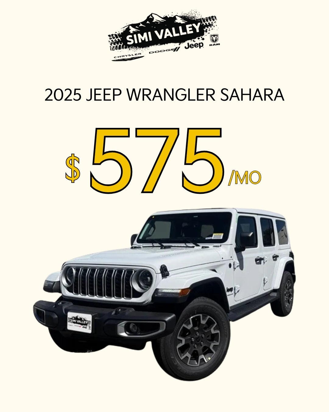 2025 Jeep Wrangler Sahara 4dr 4x4