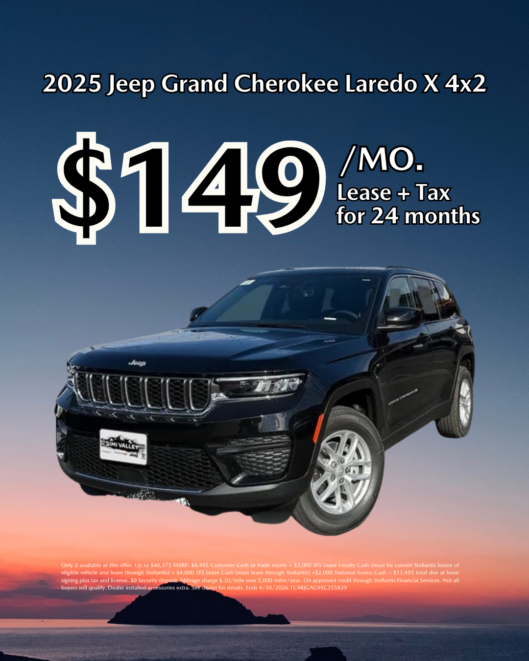 2025 Jeep Grand Cherokee Laredo X 4x2